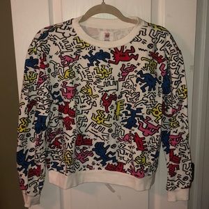 Forever 21 Keith Haring Sweater Size Large